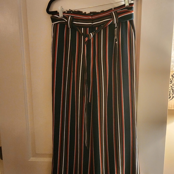 Express Striped Wide Leg Pants M NWT - Picture 2 of 4